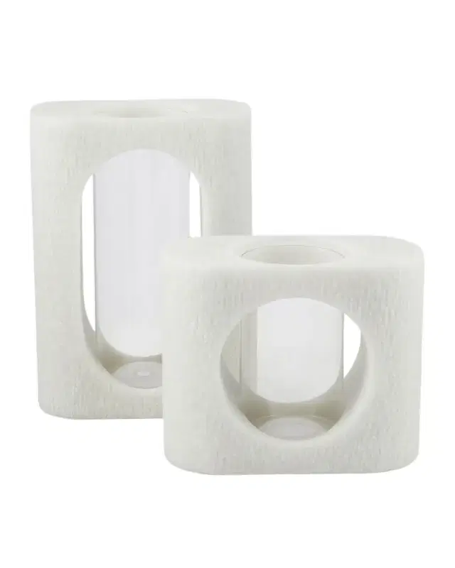 Arteriors Emilie Stone & Glass Vases, Set of 2
