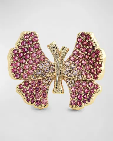Anabel Aram Jewelry Butterfly Pave Ring | Thumbnail 3