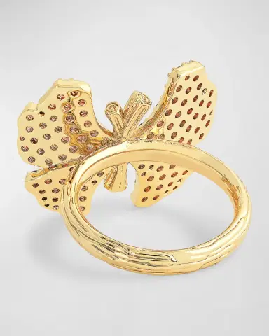 Anabel Aram Jewelry Butterfly Pave Ring | Thumbnail 4