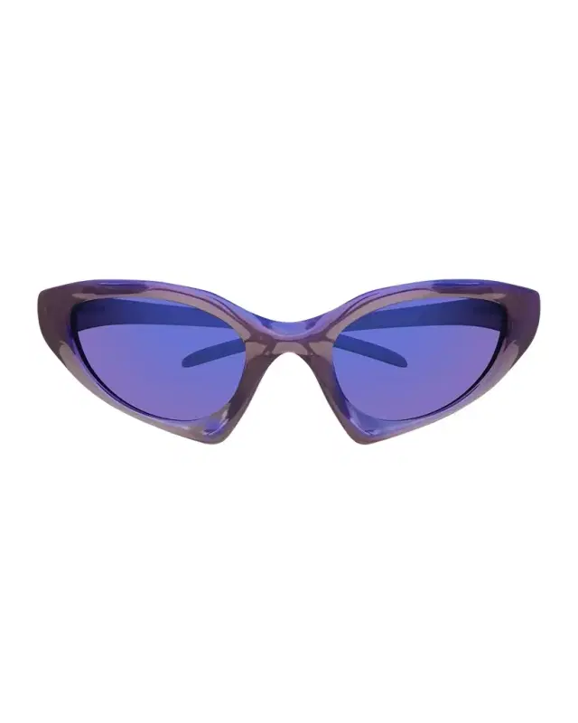 Wrap Logo-Print Plastic Sunglasses