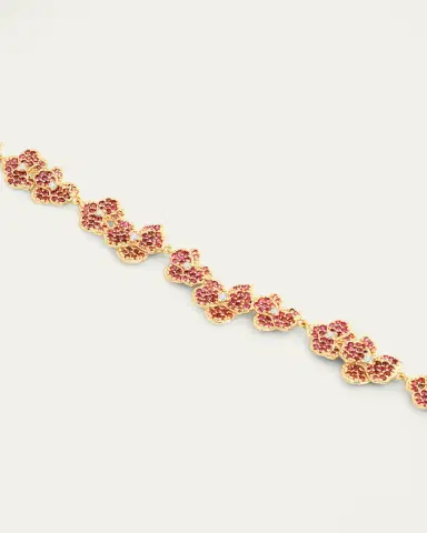 Anabel Aram Jewelry Orchid Pave Tennis Necklace | Thumbnail 4 Anabel Aram Jewelry Orchid Pave Tennis Necklace | Thumbnail 4