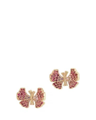 Anabel Aram Jewelry Butterfly Pave Stud Earrings | Thumbnail 1