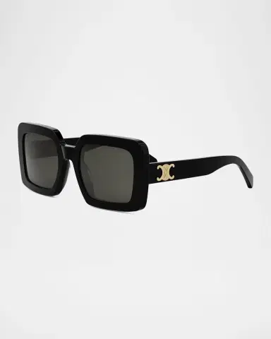 Celine Triomphe Acetate Square Sunglasses | Thumbnail 3