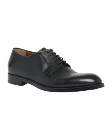 Zegna Men's Leather Lace-Up Derby Loafers | Thumbnail 1
