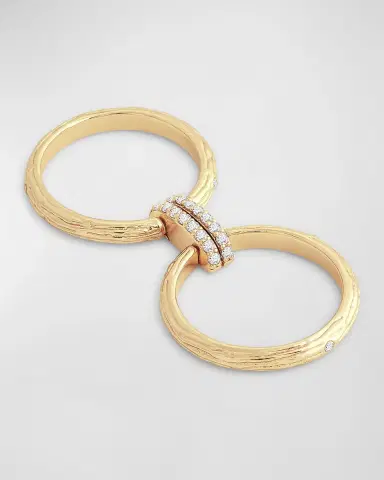 Anabel Aram Jewelry Enchanted Forest Chain Double Ring | Thumbnail 3