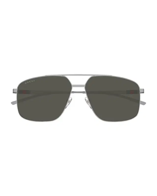 Gucci Men 's GG1676SM Metal Aviator Sunglasses