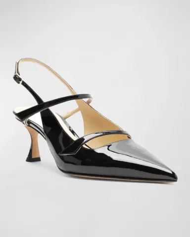 Alexandre Birman Tita Patent Slingback Pumps | Thumbnail 2