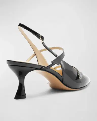 Alexandre Birman Tita Patent Slingback Pumps | Thumbnail 3