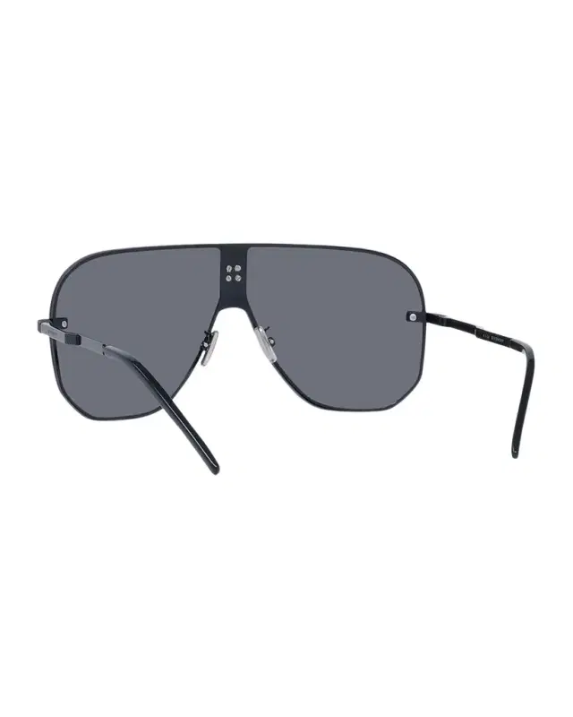 Men's 4Gem Metal Shield Sunglasses