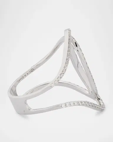 LANA 14K Gold Skinny Illuminating Diamond Ring | Thumbnail 4
