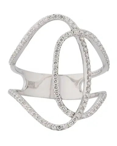 LANA 14K Gold Skinny Illuminating Diamond Ring | Thumbnail 1
