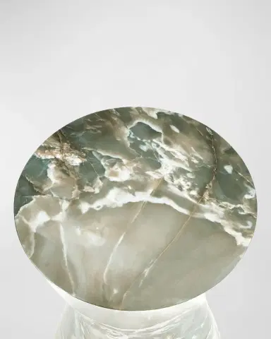 Arteriors Costello Faux Marble Accent Table | Thumbnail 2