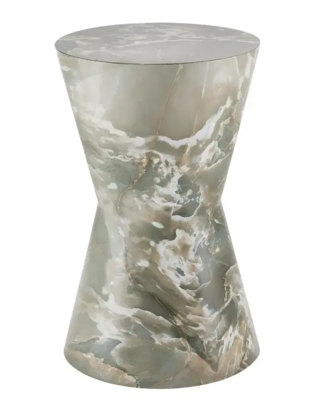 Arteriors Costello Faux Marble Accent Table