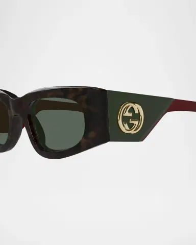 Gucci Rectangle Acetate Sunglasses | Thumbnail 2