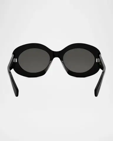 CELINE Triomphe Round Acetate Sunglasses | Thumbnail 5 CELINE Triomphe Round Acetate Sunglasses | Thumbnail 5