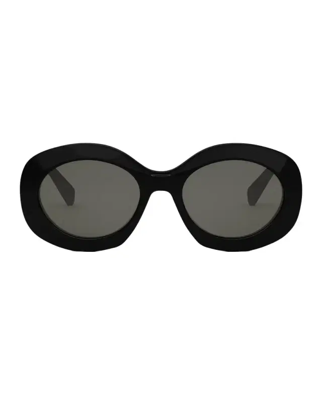 CELINE Triomphe Round Acetate Sunglasses