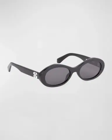 Off-White Edison Oval Acetate Sunglasses | Thumbnail 2 Off-White Edison Oval Acetate Sunglasses | Thumbnail 2