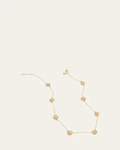 Anabel Aram Jewelry Butterfly Coin Stationary Necklace | Thumbnail 3