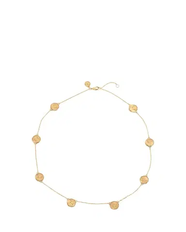 Anabel Aram Jewelry Butterfly Coin Stationary Necklace | Thumbnail 1