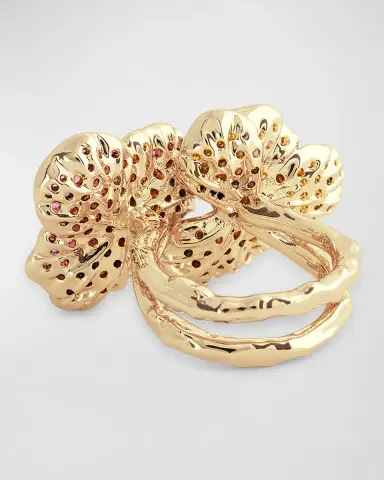 Anabel Aram Jewelry Orchid Double Pave Ring | Thumbnail 4