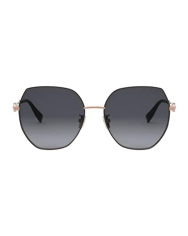 BVLGARI Round Metal & Nylon Sunglasses