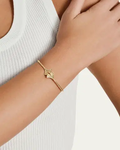 Anabel Aram Jewelry Ginkgo Leaves Cuff | Thumbnail 2