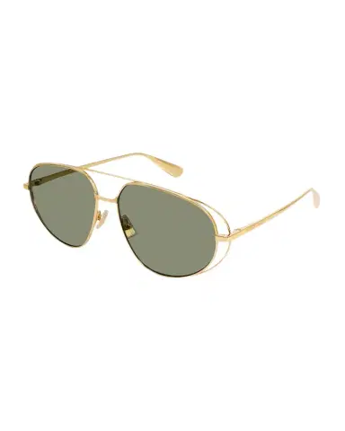 Bottega Veneta Cutout Metal Aviator Sunglasses | Thumbnail 1 Bottega Veneta Cutout Metal Aviator Sunglasses | Thumbnail 1