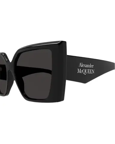 McQueen Square Logo-Print Acetate Sunglasses | Thumbnail 1
