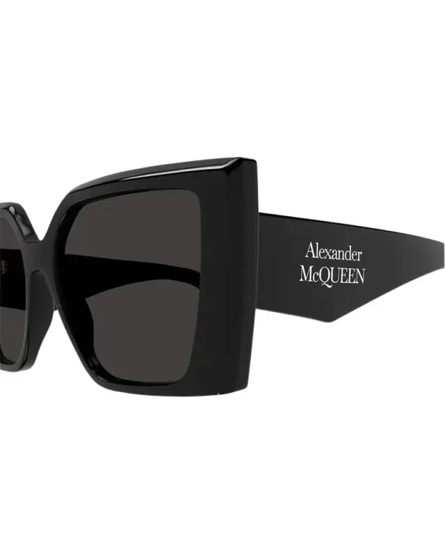 Square Logo-Print Acetate Sunglasses