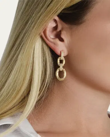 Anabel Aram Jewelry Enchanted Forest Chain Earrings | Thumbnail 2 Anabel Aram Jewelry Enchanted Forest Chain Earrings | Thumbnail 2