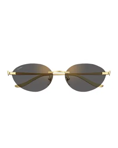 Cartier Panthère Rimless Metal Oval Sunglasses | Thumbnail 1 Cartier Panthère Rimless Metal Oval Sunglasses | Thumbnail 1