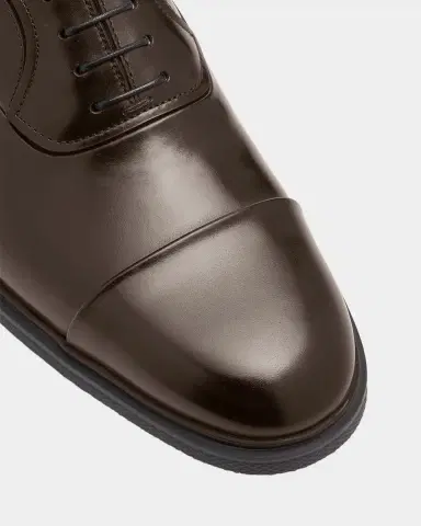 Santoni Men's Easy Leather Cap-Toe Oxfords | Thumbnail 3 Santoni Men's Easy Leather Cap-Toe Oxfords | Thumbnail 3