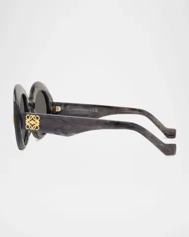 Loewe Oval Acetate Sunglasses W/ Anagram | Thumbnail 4 Loewe Oval Acetate Sunglasses W/ Anagram | Thumbnail 4