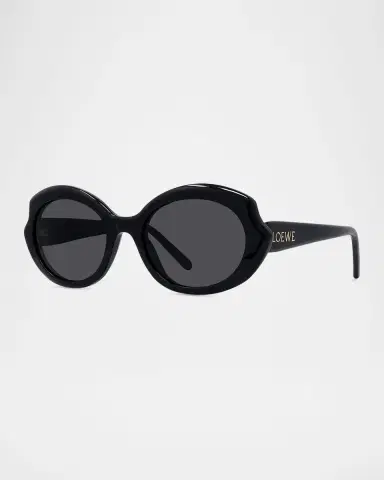 Loewe Round Slim Acetate Sunglasses | Thumbnail 3 Loewe Round Slim Acetate Sunglasses | Thumbnail 3