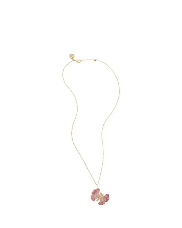 Anabel Aram Jewelry Butterfly Pave Necklace