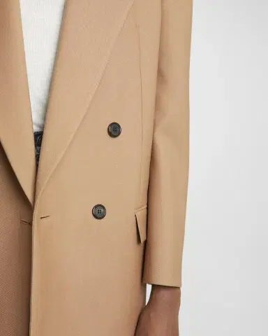 Saint Laurent Double-Breasted Oversize Wool Blazer Jacket | Thumbnail 5 Saint Laurent Double-Breasted Oversize Wool Blazer Jacket | Thumbnail 5