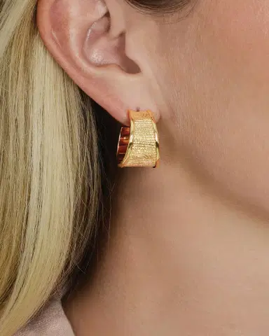 Anabel Aram Jewelry Enchanted Forest Bark Hoop Earrings | Thumbnail 2 Anabel Aram Jewelry Enchanted Forest Bark Hoop Earrings | Thumbnail 2