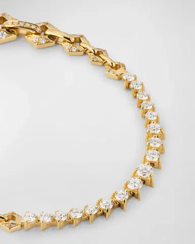 Dries Criel 18k Yellow Gold Diamond Flow Bond Bracelet | Thumbnail 3