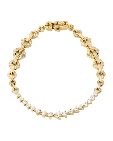 Dries Criel 18k Yellow Gold Diamond Flow Bond Bracelet | Thumbnail 1
