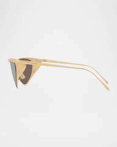 Loewe Signature Metal & Nylon Shield Sunglasses | Thumbnail 3