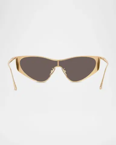 Loewe Signature Metal & Nylon Shield Sunglasses | Thumbnail 5