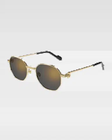 Cartier Mirrored Round Metal Sunglasses | Thumbnail 2 Cartier Mirrored Round Metal Sunglasses | Thumbnail 2