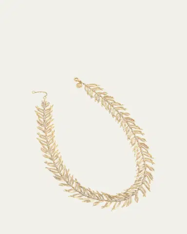 Anabel Aram Jewelry Palm Leaves Necklace | Thumbnail 3