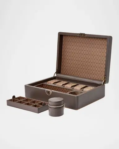 Wolf Earth 5-Piece Watch Box with Storage | Thumbnail 3 Wolf Earth 5-Piece Watch Box with Storage | Thumbnail 3