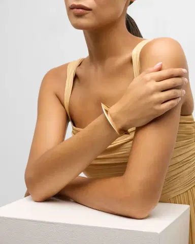 Dries Criel 18k Yellow Gold Lotus Bracelet | Thumbnail 5
