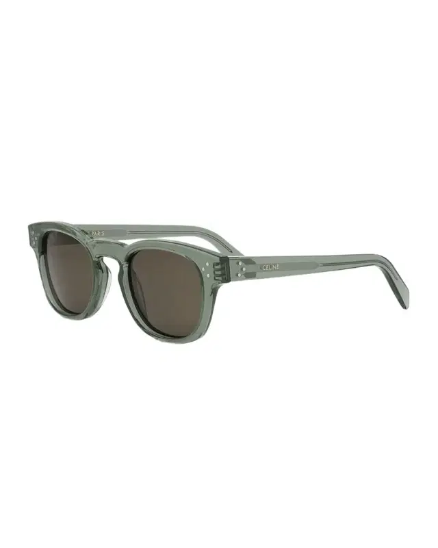 CELINE Men 's Acetate Round Sunglasses