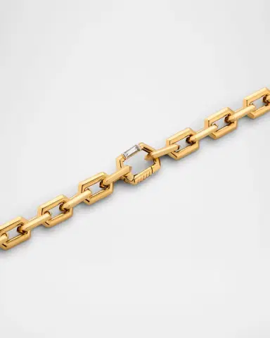 Nikos Koulis 18K Yellow Gold Baguette Diamond Necklace | Thumbnail 4