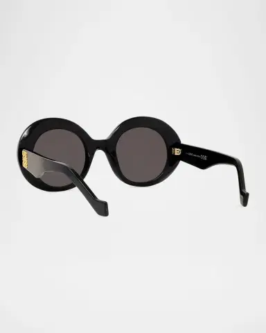 Loewe Oval Acetate Sunglasses W/ Anagram | Thumbnail 2 Loewe Oval Acetate Sunglasses W/ Anagram | Thumbnail 2