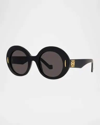 Loewe Oval Acetate Sunglasses W/ Anagram | Thumbnail 3 Loewe Oval Acetate Sunglasses W/ Anagram | Thumbnail 3
