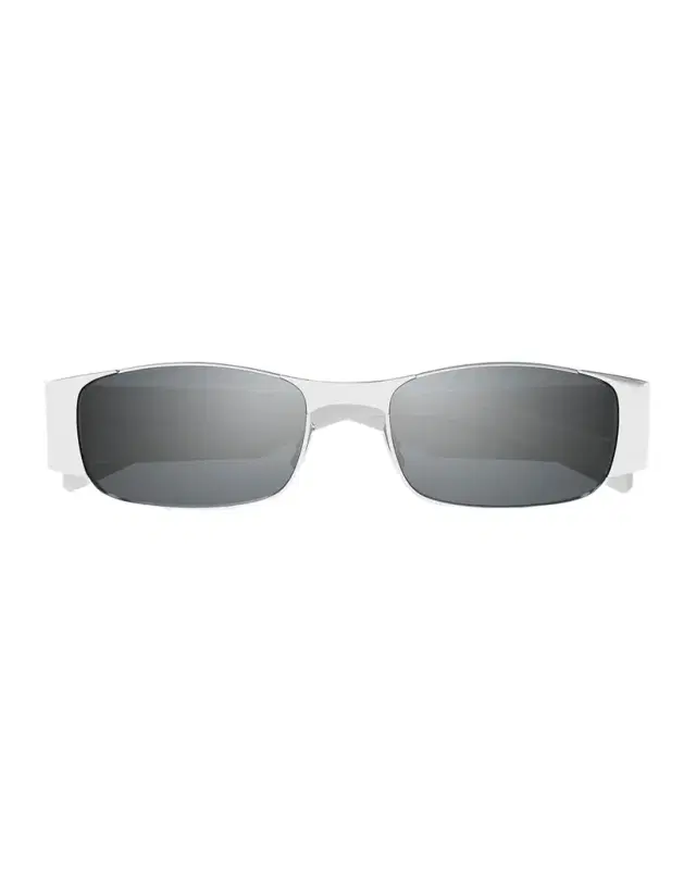 Rectangular Metal Sunglasses